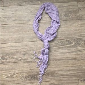 Purple scarf